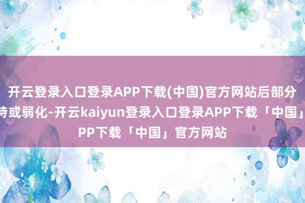 开云登录入口登录APP下载(中国)官方网站后部分是属性扶持或弱化-开云kaiyun登录入口登录APP下载「中国」官方网站